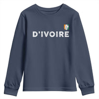 Côte D Ivoire Youth Sweatshirt Ivory Coast Crest Football Elephant Family Matching