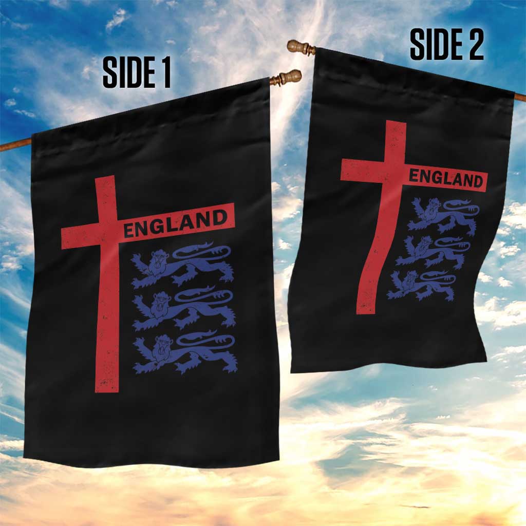 England Football St George Cross Three Lions Emblem Garden Flag