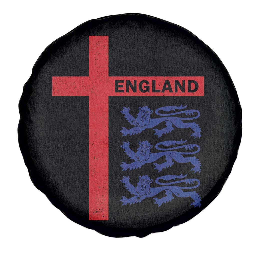 England Football St George Cross Three Lions Emblem Spare Tire Cover