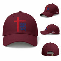 England Football St George Cross Three Lions Emblem Baseball Cap