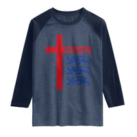 England Football St George Cross Three Lions Emblem Raglan Shirt