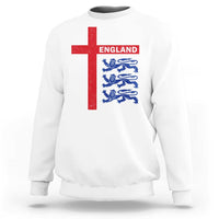 England Football St George Cross Three Lions Emblem Sweatshirt