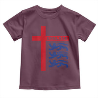 England Football St George Cross Three Lions Emblem Toddler T Shirt