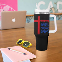 England Football St George Cross Three Lions Emblem Tumbler With Handle