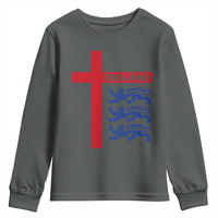England Football St George Cross Three Lions Emblem Youth Sweatshirt