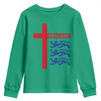 England Football St George Cross Three Lions Emblem Youth Sweatshirt
