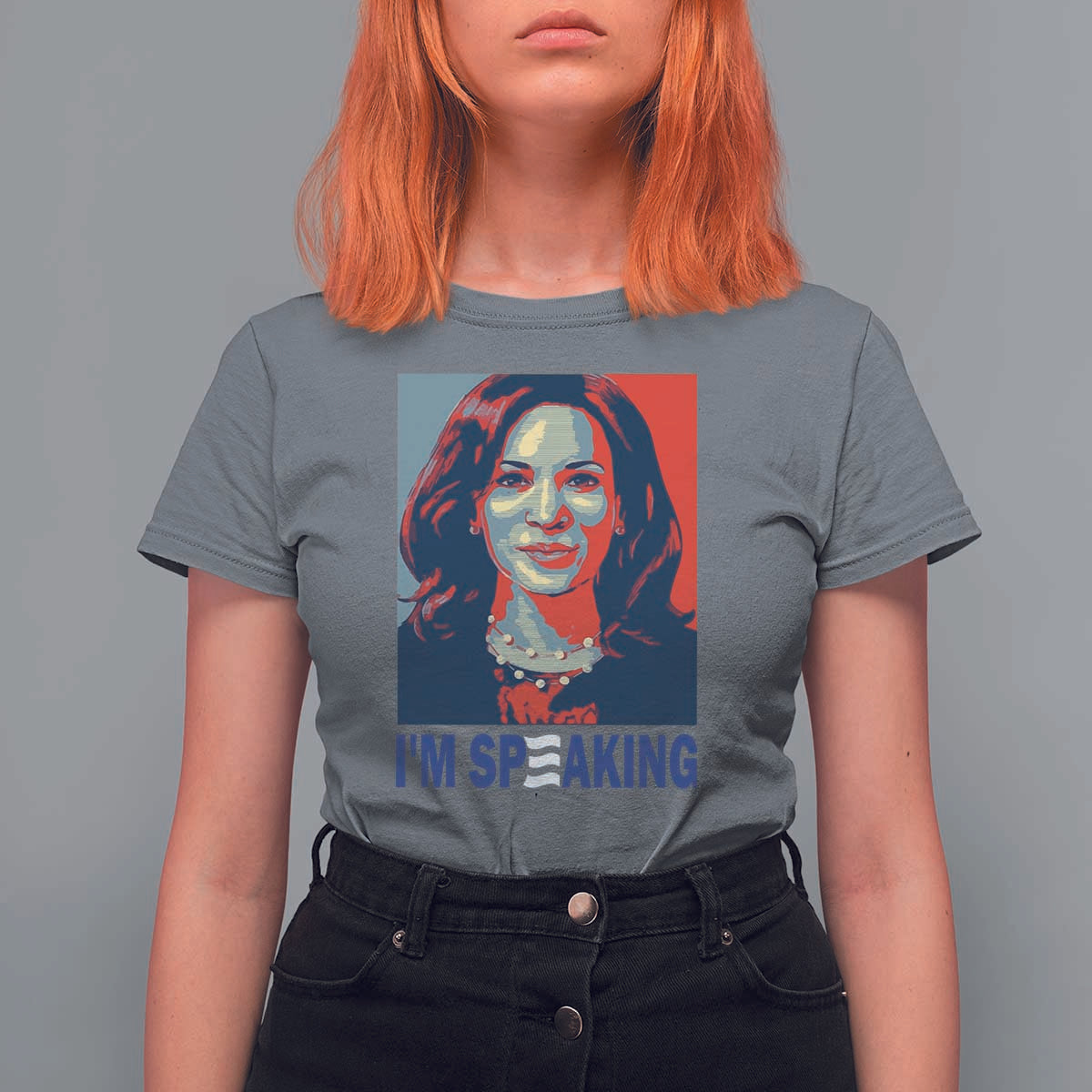 Funny Harris T Shirt For Women I'm Speaking Quote Presidential Election - Wonder Print Shop