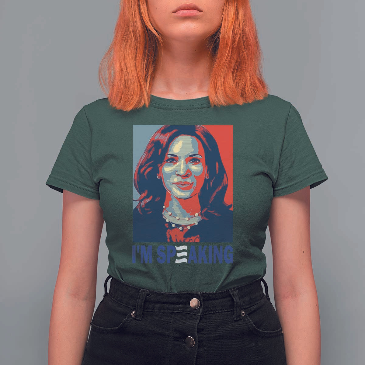 Funny Harris T Shirt For Women I'm Speaking Quote Presidential Election - Wonder Print Shop