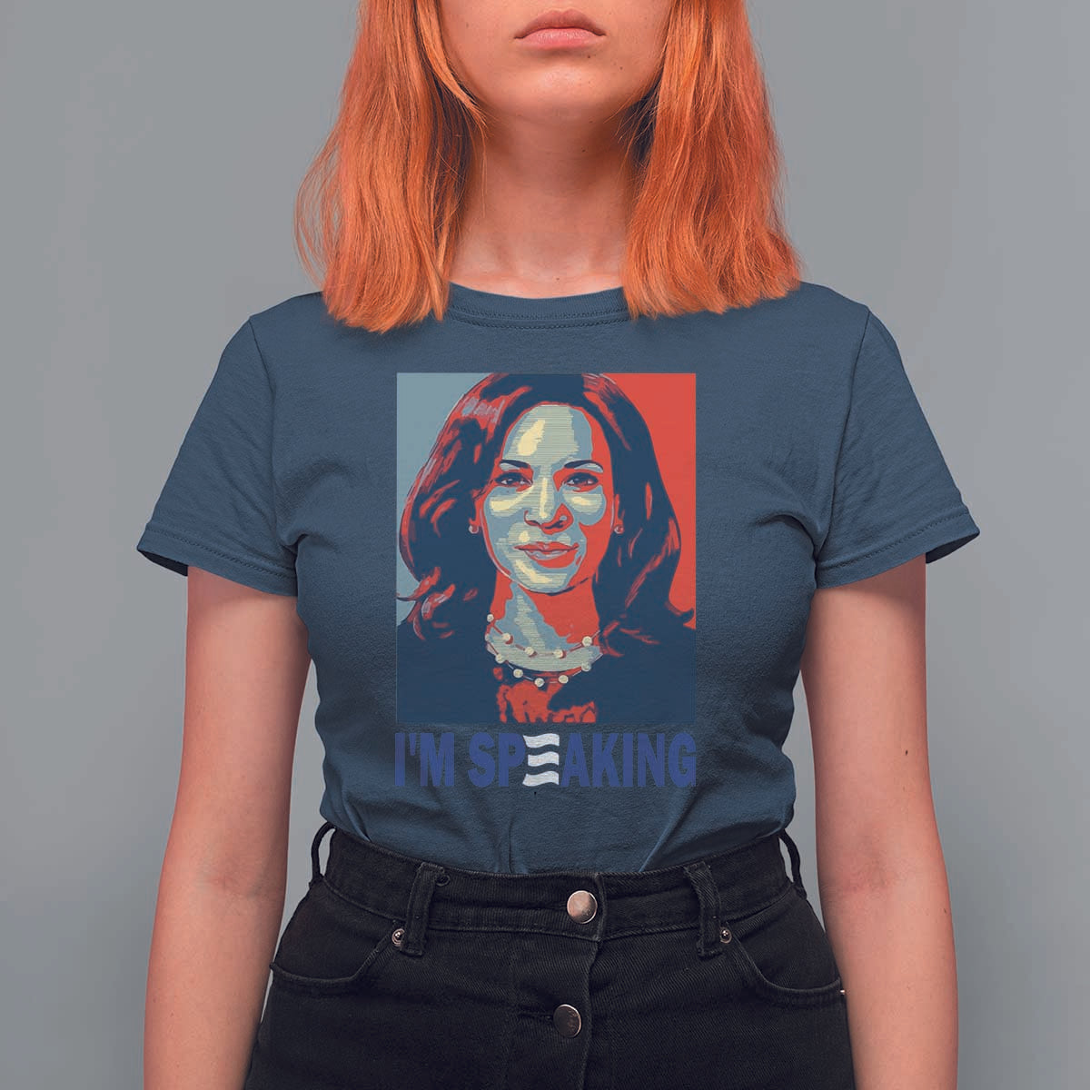 Funny Harris T Shirt For Women I'm Speaking Quote Presidential Election - Wonder Print Shop