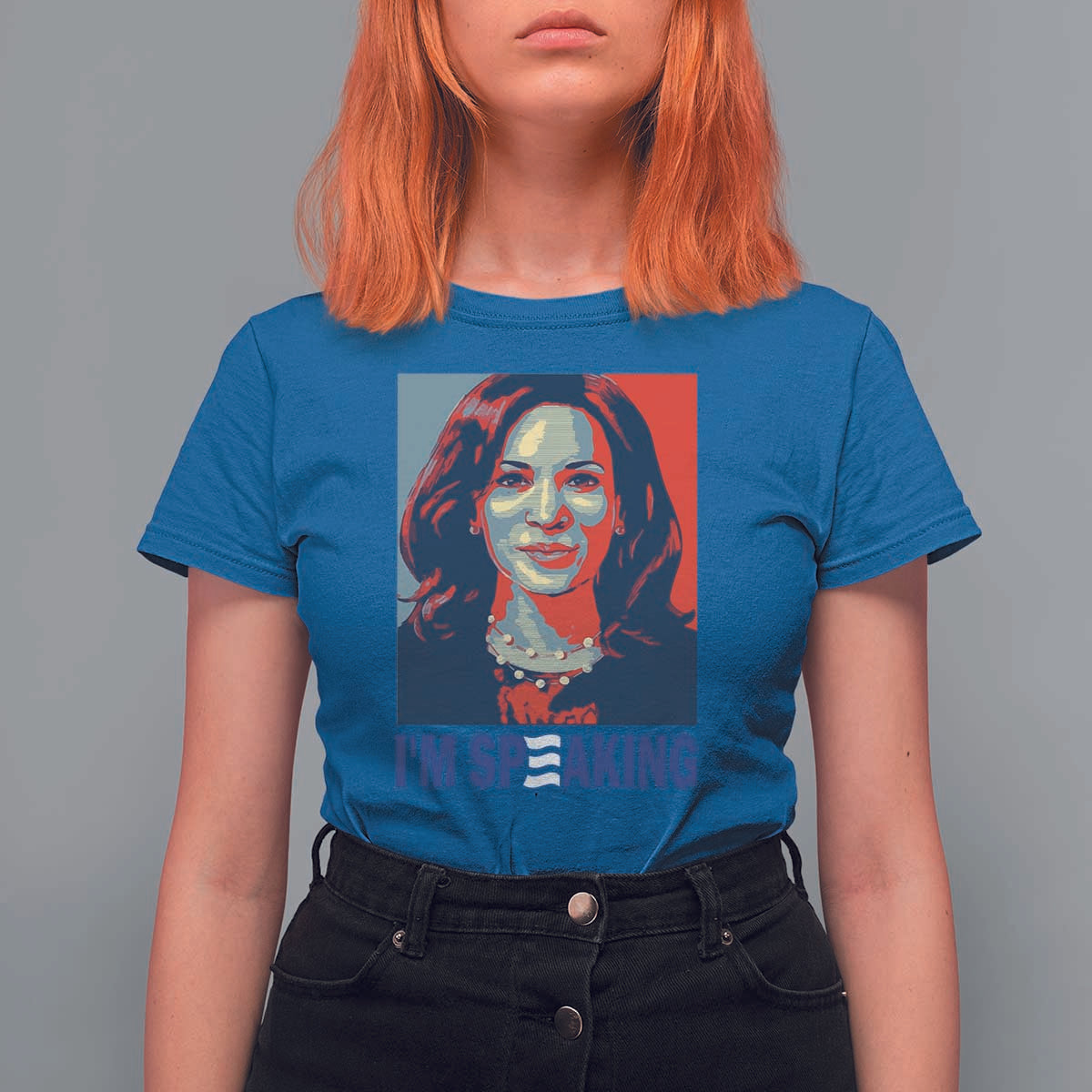 Funny Harris T Shirt For Women I'm Speaking Quote Presidential Election - Wonder Print Shop
