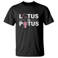 Lotus To Potus T Shirt Harris Woman Potus 47 Feminist - Wonder Print Shop