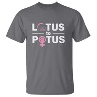 Lotus To Potus T Shirt Harris Woman Potus 47 Feminist - Wonder Print Shop