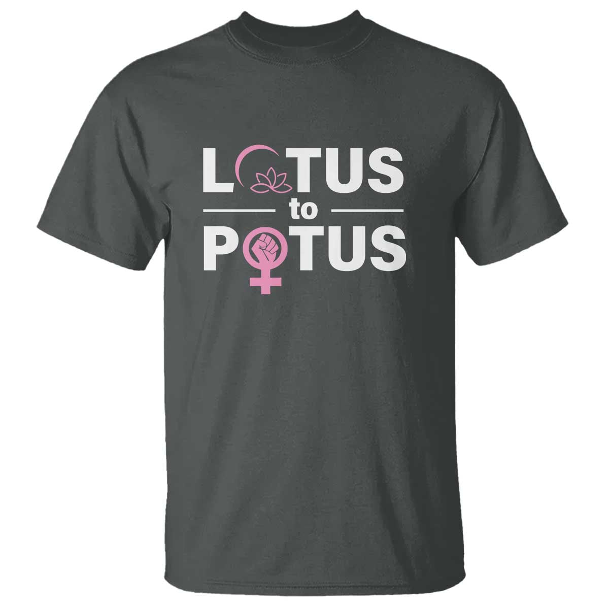Lotus To Potus T Shirt Harris Woman Potus 47 Feminist - Wonder Print Shop