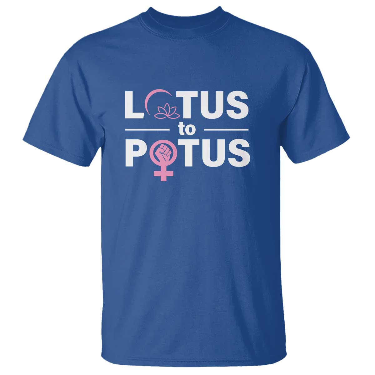 Lotus To Potus T Shirt Harris Woman Potus 47 Feminist - Wonder Print Shop