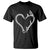 Fishing And Hunting Vintage Hook Antler Heart T Shirt - Wonder Print Shop