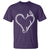 Fishing And Hunting Vintage Hook Antler Heart T Shirt - Wonder Print Shop