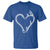 Fishing And Hunting Vintage Hook Antler Heart T Shirt - Wonder Print Shop
