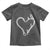 Fishing And Hunting Vintage Hook Antler Heart Toddler T Shirt - Wonder Print Shop
