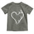 Fishing And Hunting Vintage Hook Antler Heart Toddler T Shirt - Wonder Print Shop