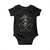Funny Pirate Fishing Lover Baby Onesie Vintage Pirate Skull Hooks Fishing - Wonder Print Shop