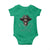 Funny Pirate Fishing Lover Baby Onesie Vintage Pirate Skull Hooks Fishing - Wonder Print Shop
