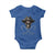 Funny Pirate Fishing Lover Baby Onesie Vintage Pirate Skull Hooks Fishing - Wonder Print Shop