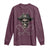 Funny Pirate Fishing Lover Long Sleeve Shirt Vintage Pirate Skull Hooks Fishing - Wonder Print Shop