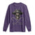 Funny Pirate Fishing Lover Long Sleeve Shirt Vintage Pirate Skull Hooks Fishing - Wonder Print Shop