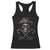 Funny Pirate Fishing Lover Racerback Tank Top Vintage Pirate Skull Hooks Fishing - Wonder Print Shop