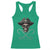Funny Pirate Fishing Lover Racerback Tank Top Vintage Pirate Skull Hooks Fishing - Wonder Print Shop