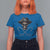 Funny Pirate Fishing Lover T Shirt For Women Vintage Pirate Skull Hooks Fishing - Wonder Print Shop