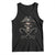Funny Pirate Fishing Lover Tank Top Vintage Pirate Skull Hooks Fishing - Wonder Print Shop