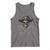 Funny Pirate Fishing Lover Tank Top Vintage Pirate Skull Hooks Fishing - Wonder Print Shop