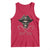 Funny Pirate Fishing Lover Tank Top Vintage Pirate Skull Hooks Fishing - Wonder Print Shop