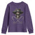 Funny Pirate Fishing Lover Youth Sweatshirt Vintage Pirate Skull Hooks Fishing - Wonder Print Shop