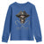 Funny Pirate Fishing Lover Youth Sweatshirt Vintage Pirate Skull Hooks Fishing - Wonder Print Shop