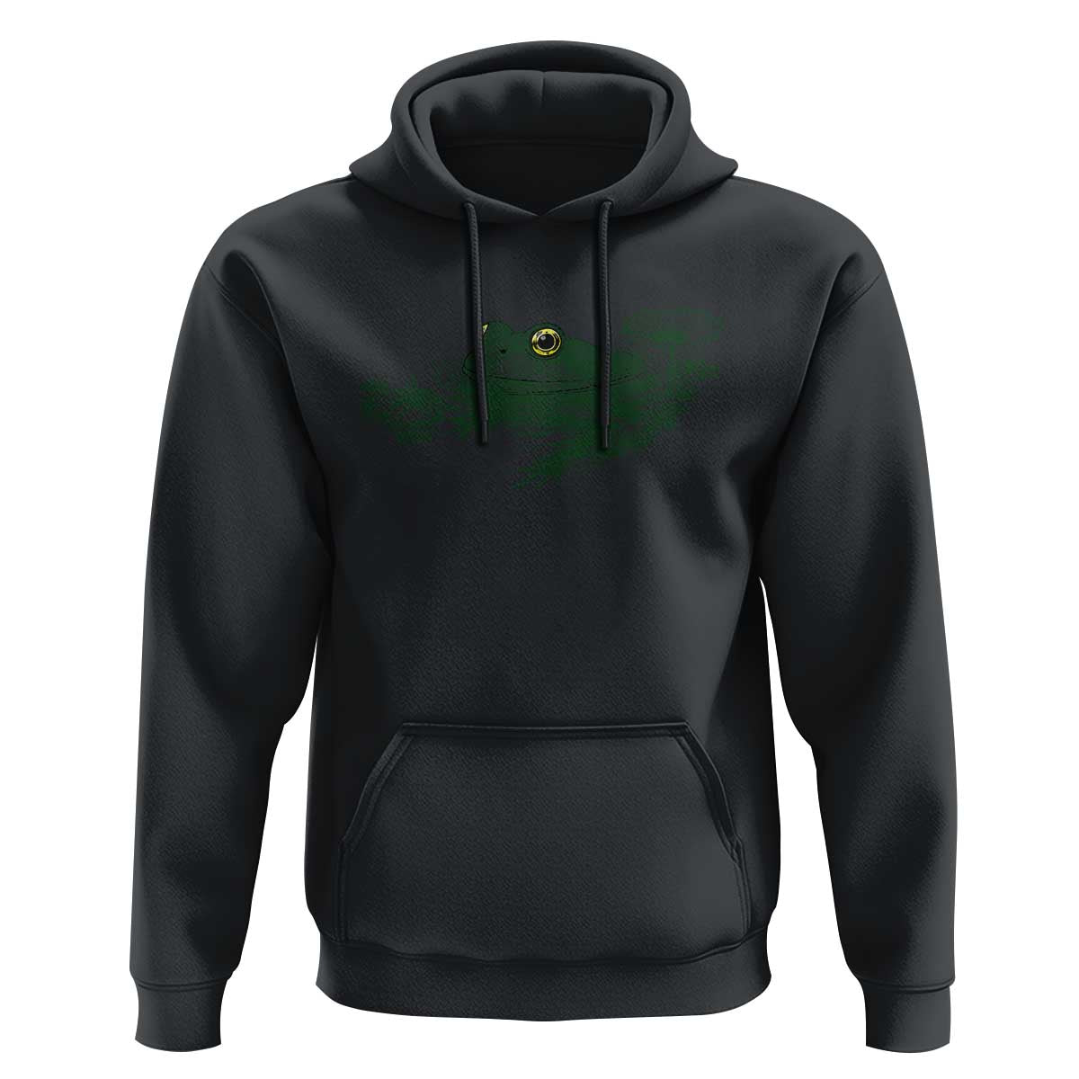 Funny Frog Swimming in Pond Cottagecore Style Hoodie