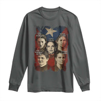Puerto Rican Heroines Long Sleeve Shirt Boricua Julia Lolita Blanca Mariana Lola Puerto Rico Flag - Wonder Print Shop
