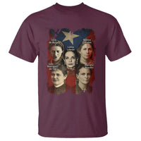 Puerto Rican Heroines T Shirt Boricua Julia Lolita Blanca Mariana Lola Puerto Rico Flag - Wonder Print Shop