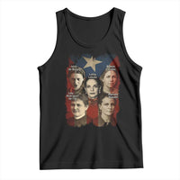 Puerto Rican Heroines Tank Top Boricua Julia Lolita Blanca Mariana Lola Puerto Rico Flag - Wonder Print Shop