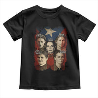Puerto Rican Heroines Toddler T Shirt Boricua Julia Lolita Blanca Mariana Lola Puerto Rico Flag - Wonder Print Shop
