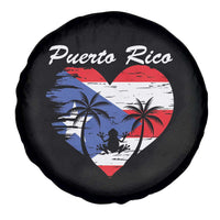 Puerto Rico Spare Tire Cover Boricua Coqui Frog Vintage Puerto Rican Flag - Wonder Print Shop
