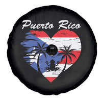 Puerto Rico Spare Tire Cover Boricua Coqui Frog Vintage Puerto Rican Flag - Wonder Print Shop
