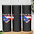 Puerto Rico Skinny Tumbler Boricua Coqui Frog Vintage Puerto Rican Flag - Wonder Print Shop