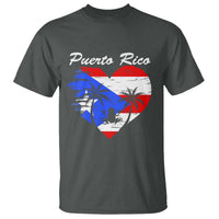 Puerto Rico T Shirt Boricua Coqui Frog Vintage Puerto Rican Flag - Wonder Print Shop