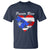 Puerto Rico T Shirt Boricua Coqui Frog Vintage Puerto Rican Flag - Wonder Print Shop