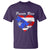 Puerto Rico T Shirt Boricua Coqui Frog Vintage Puerto Rican Flag - Wonder Print Shop