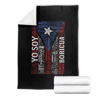Puerto Rican Flag Puerto Rico Towns And Cities Throw Blanket - Wonder Print Shop