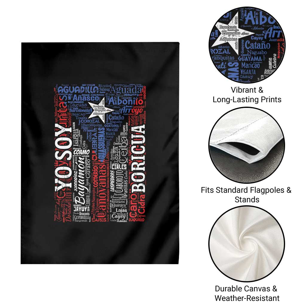 Puerto Rican Flag Puerto Rico Towns And Cities Garden Flag - Wonder Print Shop