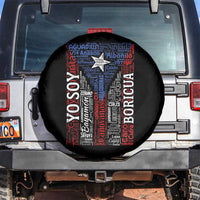Puerto Rican Flag Puerto Rico Towns And Cities Spare Tire Cover - Wonder Print Shop